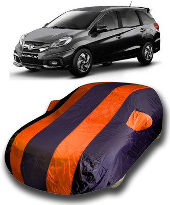 KASHYAP ENTERPRISE Car Cover For Honda Mobilio (With Mirror Pockets)(Orange)