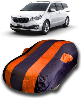 KUSHWAHA Car Cover For Kia Grand Carnival (With Mirror Pockets)(Orange)