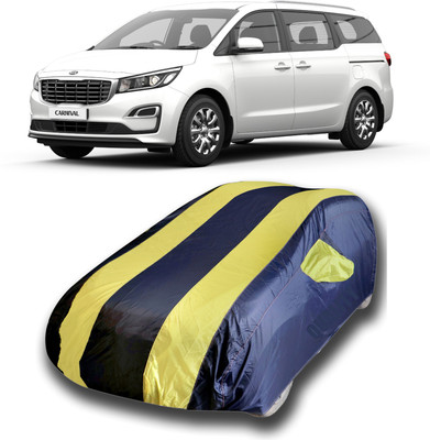 siddharth fashion Car Cover For Kia Carnival (With Mirror Pockets)(Yellow)