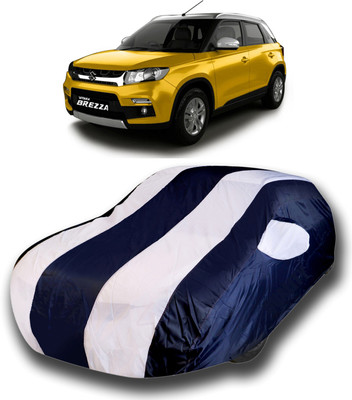 KASHYAP ENTERPRISE Car Cover For Maruti Suzuki Vitara Brezza (With Mirror Pockets)(White)