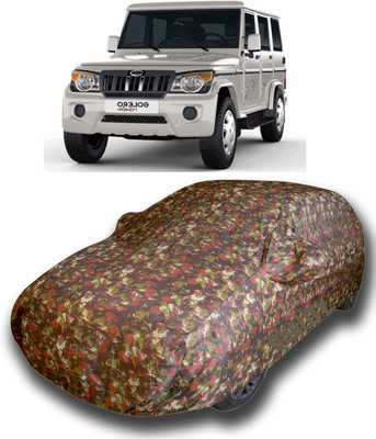 KASHYAP ENTERPRISE Car Cover For Mahindra Bolero (With Mirror Pockets)(Multicolor)