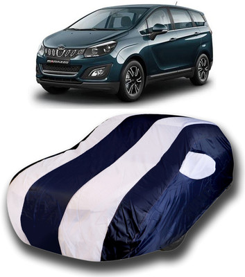 SanginiSang Car Cover For Mahindra Marazzo (With Mirror Pockets)(White)