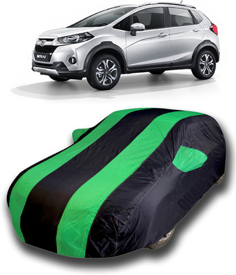 KASHYAP FASHION WORLD Car Cover For Honda WR-V (With Mirror Pockets)(Green)