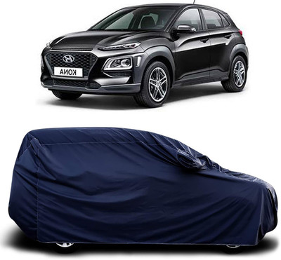 SanginiSang Car Cover For Hyundai Kona Electric (With Mirror Pockets)(Blue)