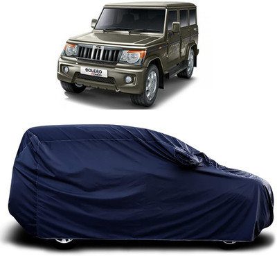 SanginiSang Car Cover For Mahindra Bolero (With Mirror Pockets)(Blue)