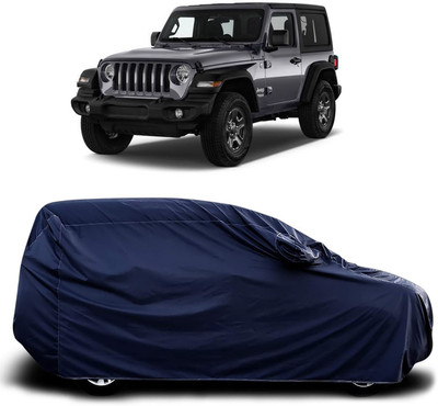 SanginiSang Car Cover For Jeep Wrangler (With Mirror Pockets)(Blue)