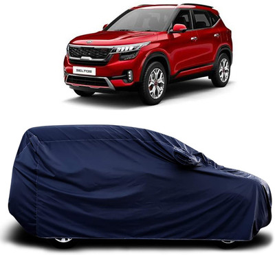 KASHYAP ENTERPRISE Car Cover For Kia SELTOS (With Mirror Pockets)(Blue)