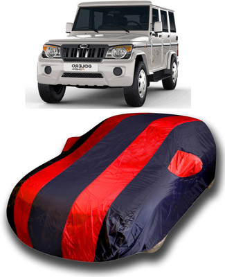 KASHYAP ENTERPRISE Car Cover For Mahindra Bolero (With Mirror Pockets)(Red)