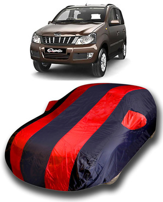 SanginiSang Car Cover For Mahindra Quanto (With Mirror Pockets)(Red, Blue)
