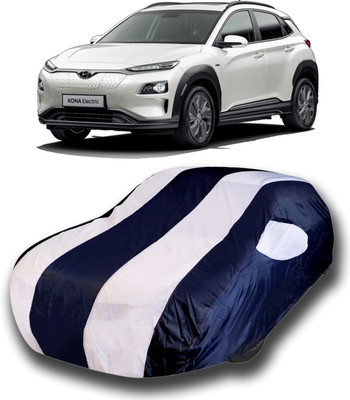 Gavya Car Cover For Hyundai Kona Electric (With Mirror Pockets)(White)