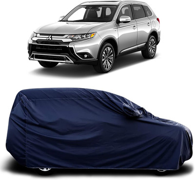 KASHYAP ENTERPRISE Car Cover For Mitsubishi Outlander (With Mirror Pockets)(Blue)