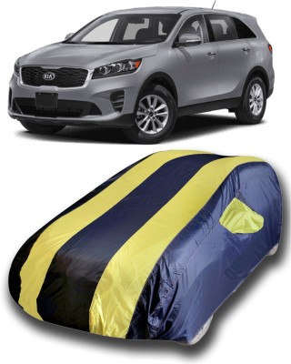 SanginiSang Car Cover For Kia Sorento (With Mirror Pockets)(Yellow, Blue)