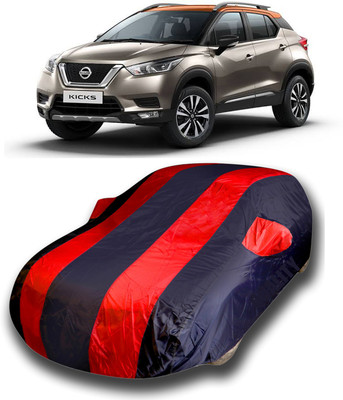 Gavya Car Cover For Nissan Kicks (With Mirror Pockets)(Red)