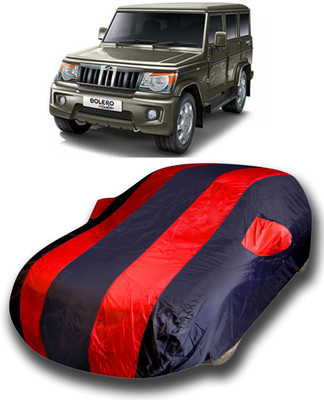 KASHYAP ENTERPRISE Car Cover For Mahindra Bolero (With Mirror Pockets)(Red)
