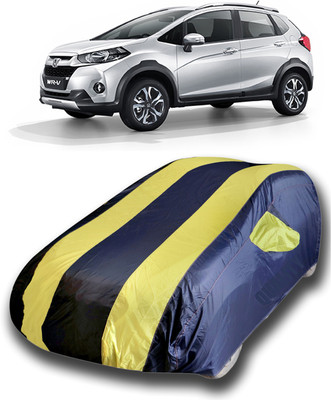 Gavya Car Cover For Honda WR-V (With Mirror Pockets)(Yellow, Blue)