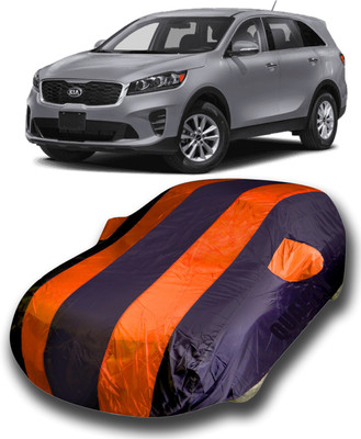 KASHYAP ENTERPRISE Car Cover For Kia Sorento (With Mirror Pockets)(Orange)