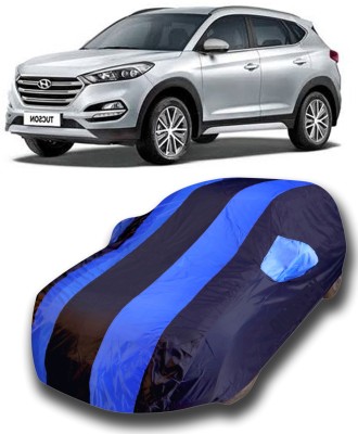 SanginiSang Car Cover For Hyundai Tucson (With Mirror Pockets)(Blue)