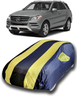 SanginiSang Car Cover For Mercedes Benz M-Class (With Mirror Pockets)(Yellow, Blue)