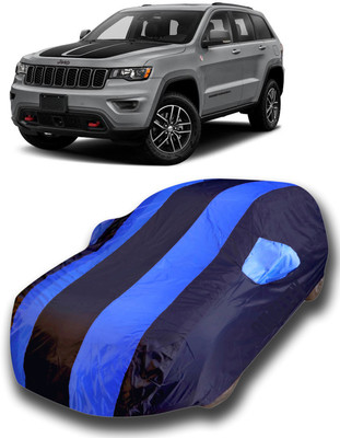 siddharth fashion Car Cover For Jeep Grand Cherokee (With Mirror Pockets)(Blue)