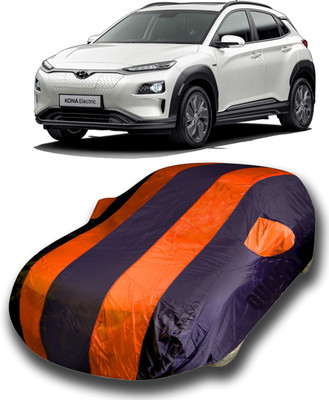 KASHYAP ENTERPRISE Car Cover For Hyundai Kona Electric (With Mirror Pockets)(Orange)