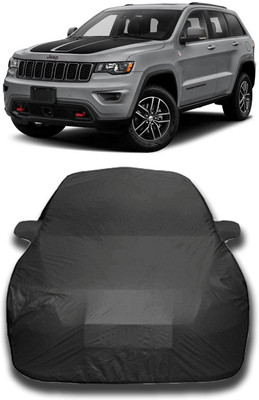 siddharth fashion Car Cover For Jeep Grand Cherokee (With Mirror Pockets)(Grey)