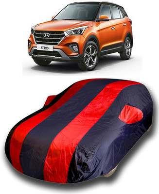KASHYAP ENTERPRISE Car Cover For Hyundai Creta (With Mirror Pockets)(Red)