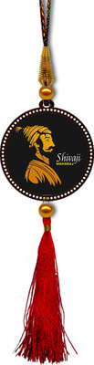 febiaa Shivaji Maharaj Car Hanging Ornament(Pack of 1)