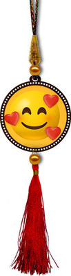 ClassiGiftz Happy Smiley Car Hanging Ornament(Pack of 1)