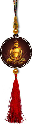 GiftzLane Buddha Car Hanging Ornament(Pack of 1)