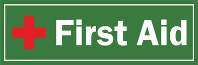 CREATIVE ADVERTISERS FIRST AID Emergency Sign(Reflective Sign)