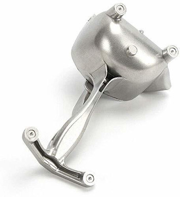 Dura Aluminium Aluminum and Manual Fruit Juicer, Manual Citrus Press Juicer Heavy Duty Handhold Press Fruit Manual Juicer for Health Fruit Juice Hand Juicer(Silver)