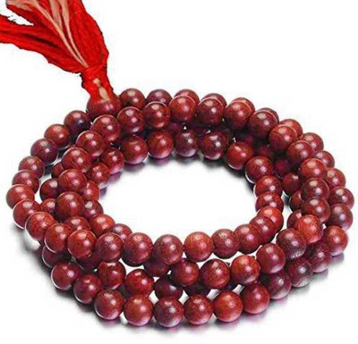 Urancia Red Sandalwood (Lal Chandan Mala), Energized,Original 108+1 Bead Beads Stone Chain