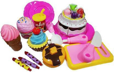 FOROLY Birthday Set Kids Toys for Girls & Boys with Cutting and Slicing Toys Set, Birthday Gifts / Toys