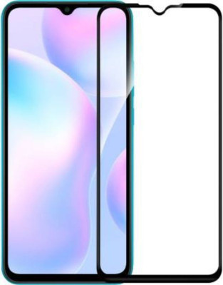 DMJHP Edge To Edge Tempered Glass for Redmi 9i(Pack of 1)
