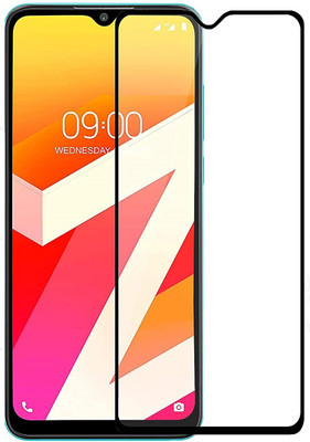 LIKEDESIGN Edge To Edge Tempered Glass for Lava Z2, Lava Z4, Lava Z6(Pack of 1)