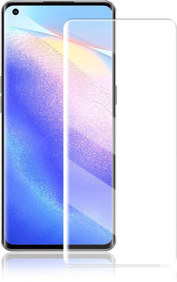 Aurochs Edge To Edge Tempered Glass for Oppo Reno 6 Pro (5G), UV GLASS EDGE TO EDGE(Pack of 1)