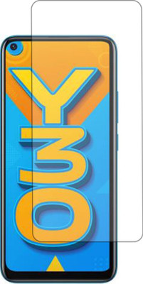 DMJHP Tempered Glass Guard for Vivo Y30(Pack of 1)