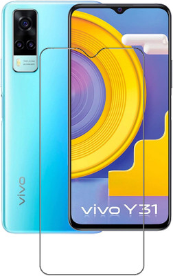 HOBBYTRONICS Tempered Glass Guard for Vivo Y31(Pack of 1)