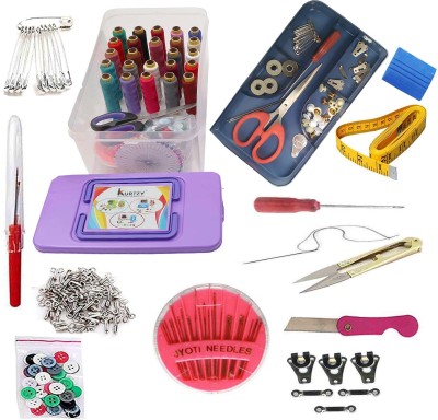 Three Mask Sewing Kit set Sewing Tailoring Set With All Accessories - 26 Thread Sewing Kit