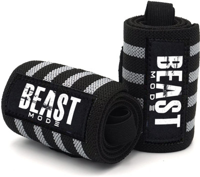 STEIGEN FITNESS Elastic Wrist support wrap straps for gym workout men Grey Boxing Hand Wrap(Grey, 18 inch)