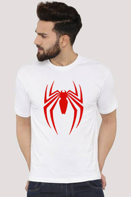 Deccan Store Printed Men Round Neck Red, White T-Shirt