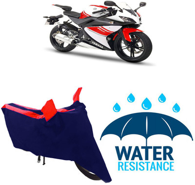 RONISH Waterproof Two Wheeler Cover for Yamaha(R15 V3, Blue, Red)