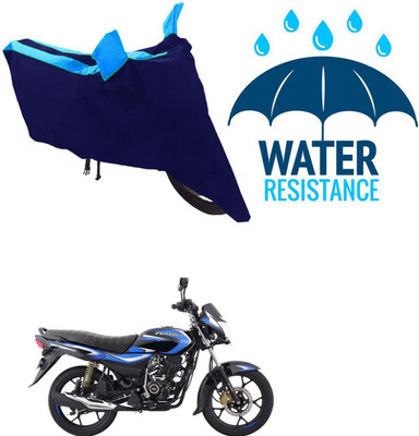 RONISH Waterproof Two Wheeler Cover for Bajaj(Platina 110 H-Gear, Blue)