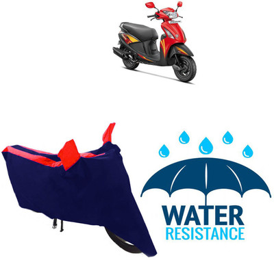 RONISH Waterproof Two Wheeler Cover for Hero(Pleasure, Blue, Red)