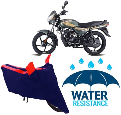 RONISH Waterproof Two Wheeler Cover for Bajaj(CT100, Blue, Red)