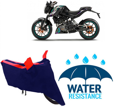 RONISH Waterproof Two Wheeler Cover for KTM(Duke 200, Blue, Red)