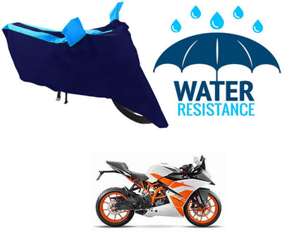 RONISH Waterproof Two Wheeler Cover for KTM(RC 200, Blue)