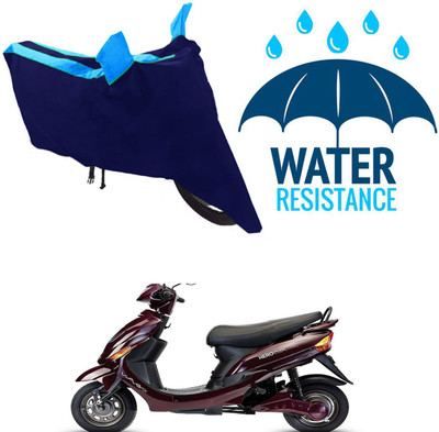 RONISH Waterproof Two Wheeler Cover for Hero(Electric Wave Dx, Blue)