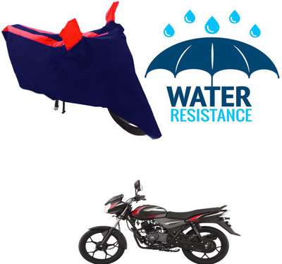 MMSSTAR Waterproof Two Wheeler Cover for Bajaj(Discover 110, Blue, Red)