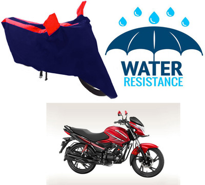 RONISH Waterproof Two Wheeler Cover for Hero(Glamour i3s, Blue, Red)